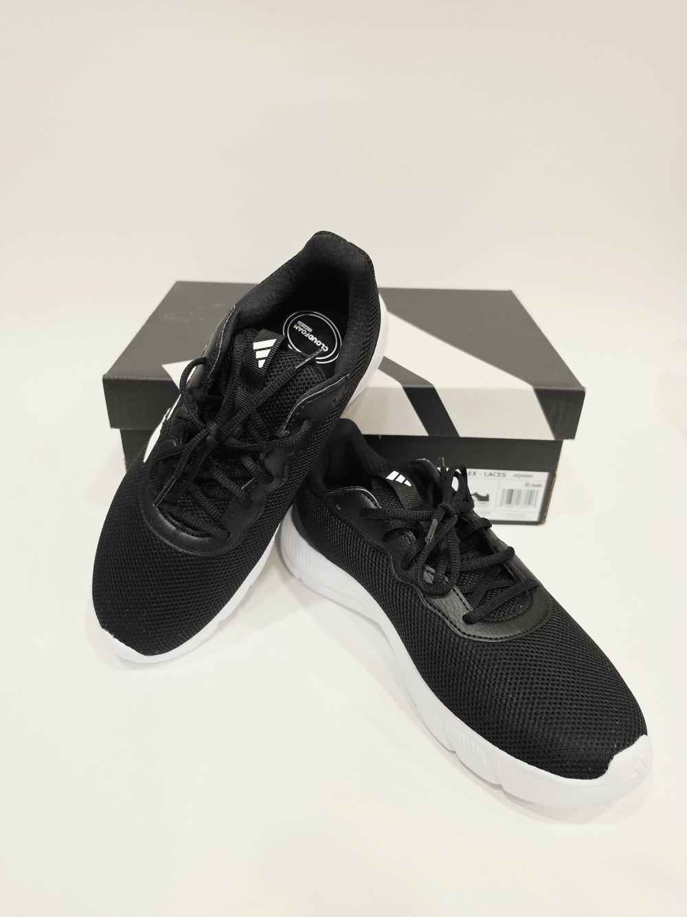 Adidas Women's Cloudfoam Flex Black Athletic Running Shoes US Size 6.5
